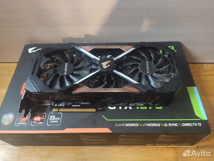 Видеокарта gtx 1070 aorus