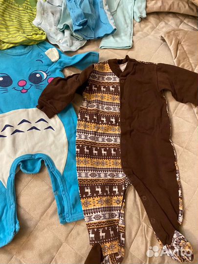 Большой пакет детской одежды от 0до1г