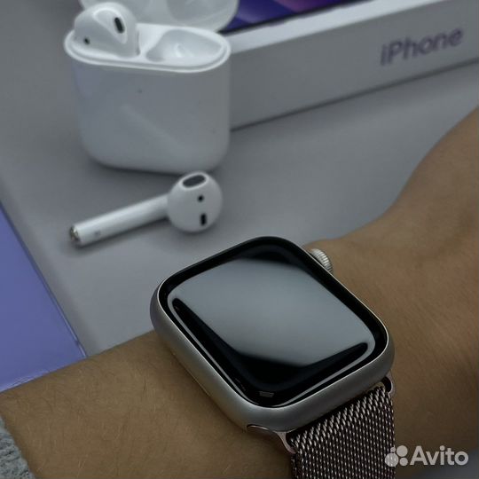 Миланский сетчатый браслет для Apple Watch