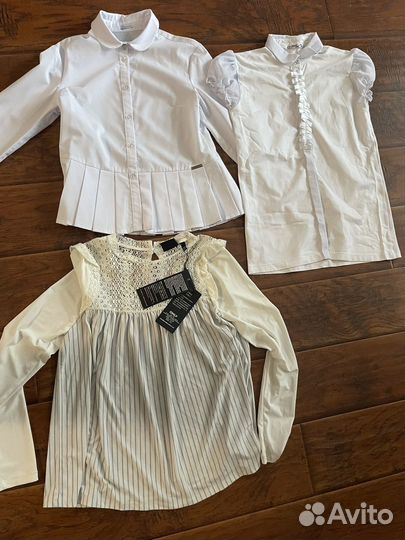 Рубашка-кофта школьная 146-152см