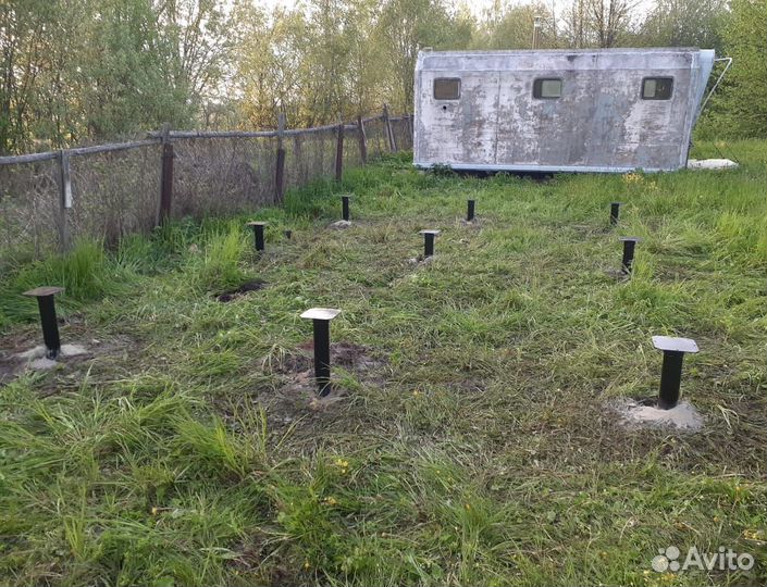 Свайно винтовой фундамент