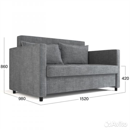 Диван прямой, диван-кровать Beneli алекс, раскладн