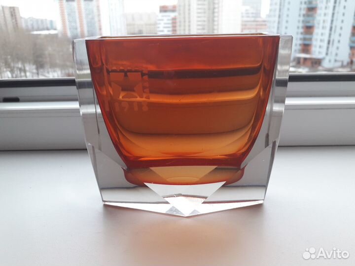 Ваза цветное стекло лзхс Агитация