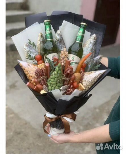 Мужской съедобный букет