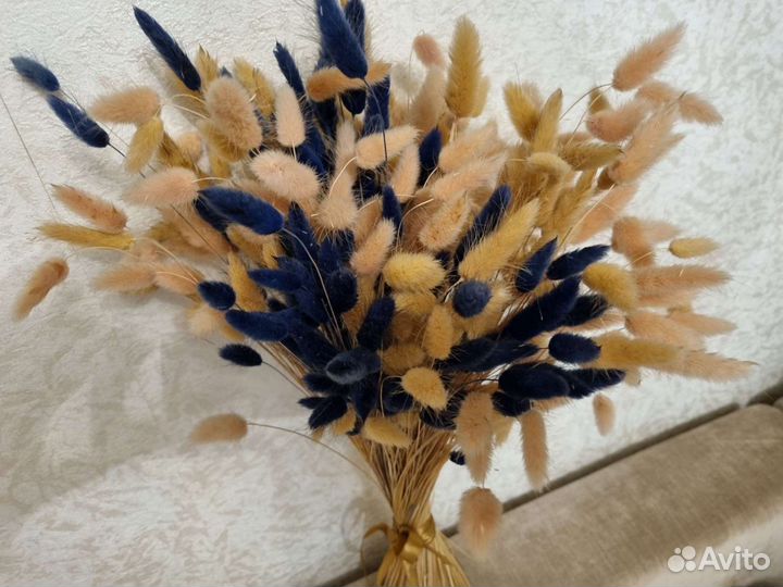 Букет сухоцветов, лагурус