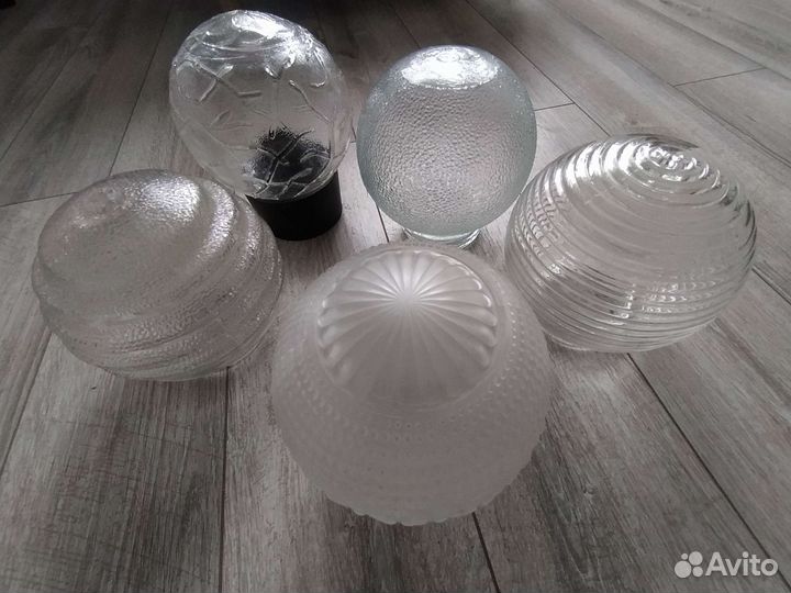 Плафоны для люстр СССР разные