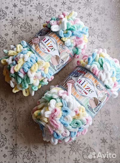 Пряжа alize puffy ализе пуффи