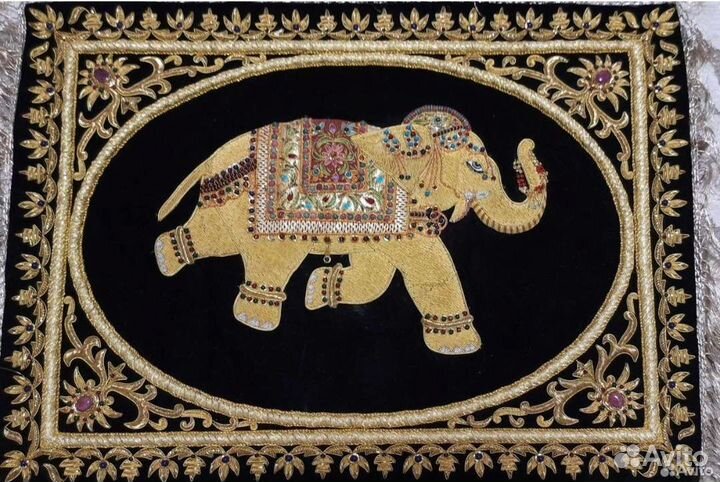 Коврик-панно на стену ручной работы 60х45 см