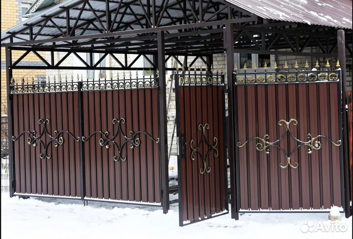 Кованые ворота