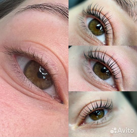 Ламенирование ресниц, бровей, окрашивание, ботокс