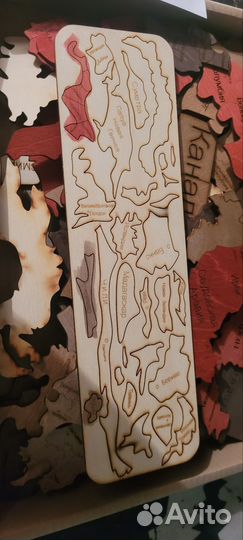 Карта мира настенная мозайка 160х85 см