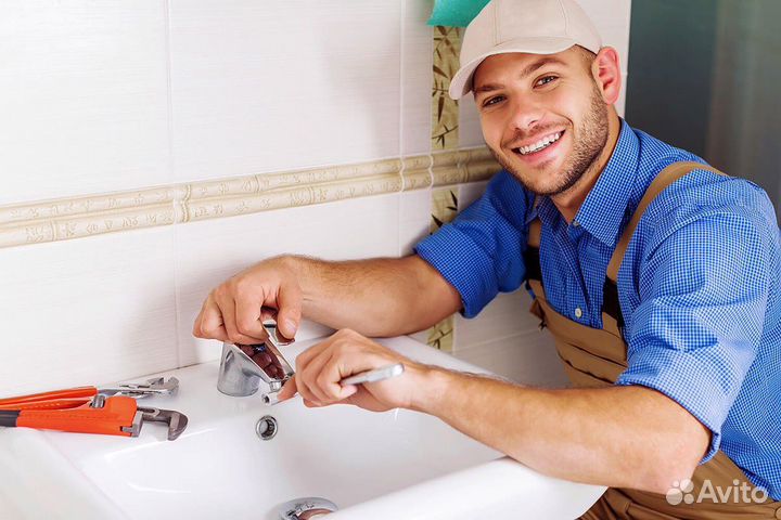 Услуги сантехника. Устранение засоров 24/7