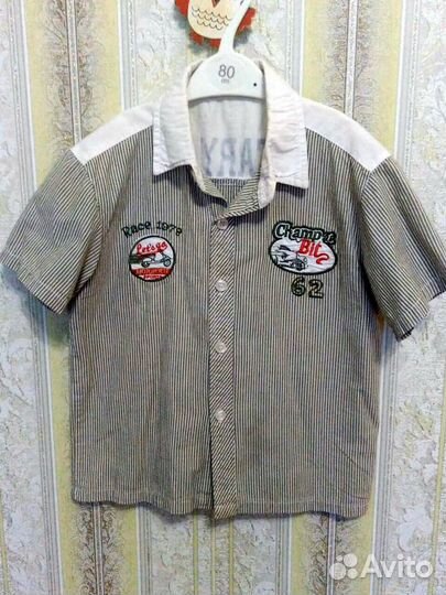 Рубашки на мальчика 3-6 лет