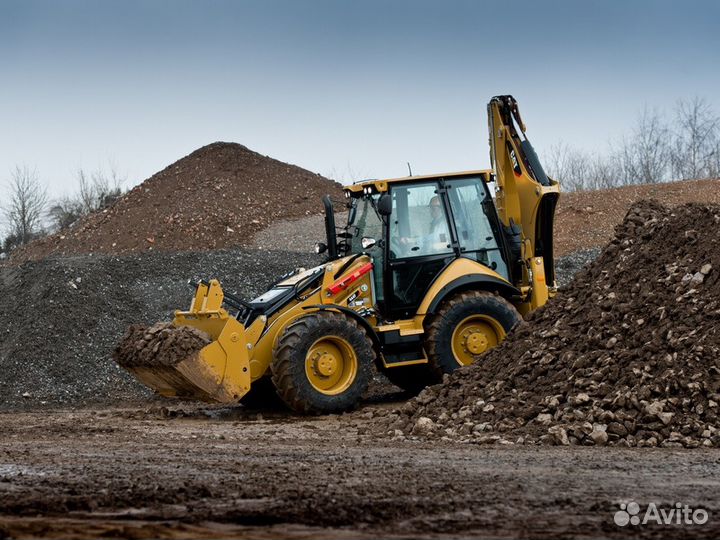 Услуги экскаватора-погрузчика CAT 434F