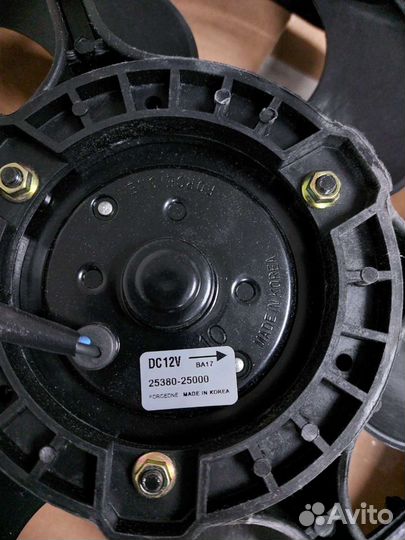 Вентилятор охлаждения хендай акцент