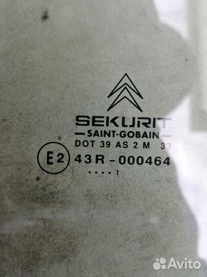 Стекло двери передней для Citroen Xsara 2000-2005