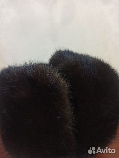 Норковая шапка ушанка