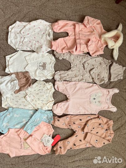 Вещи пакетом на девочку 62 размер