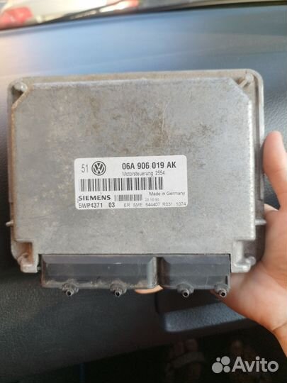 Эбу двигателя гольф 4 akl 06a906019ak 1.6
