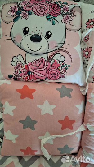 Бортики в детскую кроватку