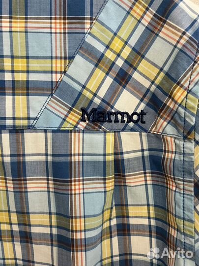 Мужская рубашка marmot с коротким рукавом L