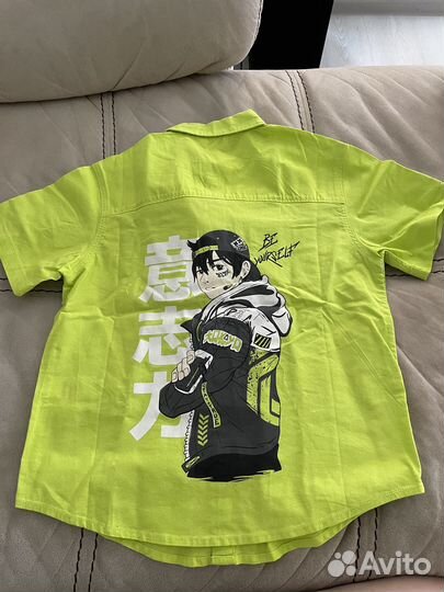 Рубашка для мальчика 128 новая