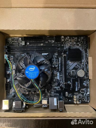 Материнская плата с процессором i3