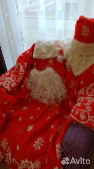 Костюм деда мороза взрослый