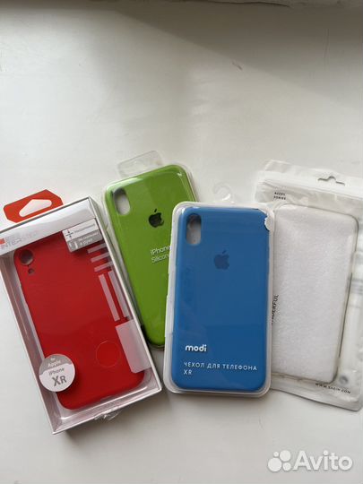 Чехол на iPhone xr 4 штуки