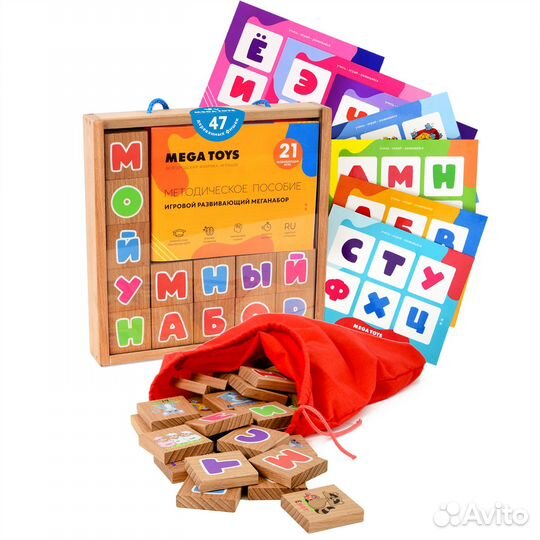 Набор обучающих игр Мега Тойс в чемодане с методич