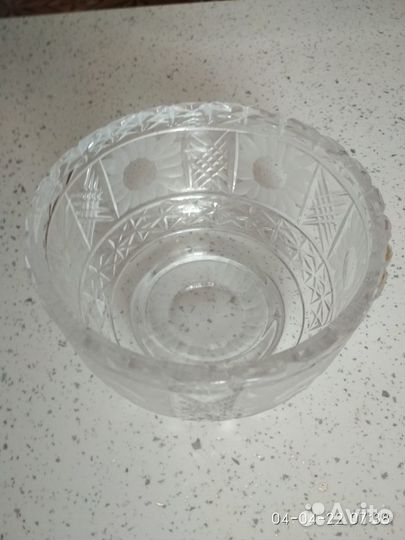 Ваза конфетница хрусталь 1,3 л