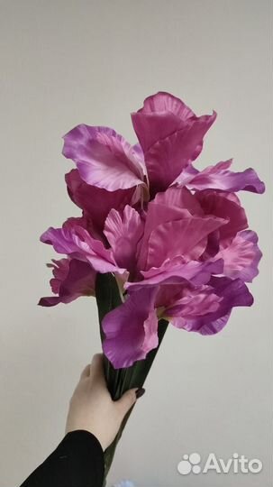 Искусственные цветы Ирисы