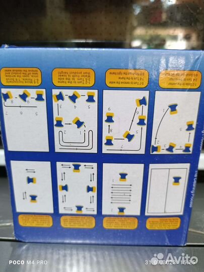 Магнитная щетка для мытья окон