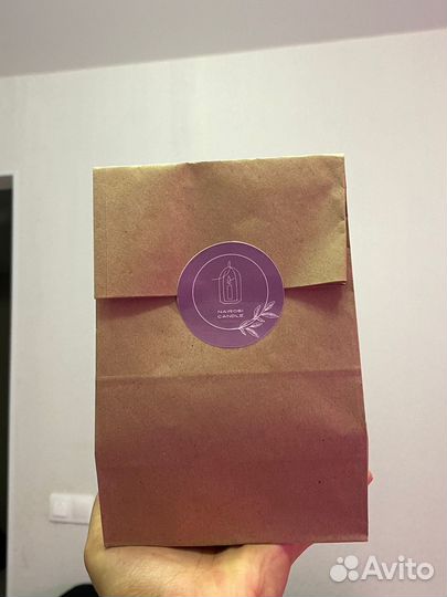 Ароматическая свеча ручной работы