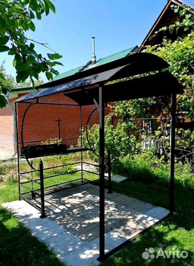 Мангал с печью