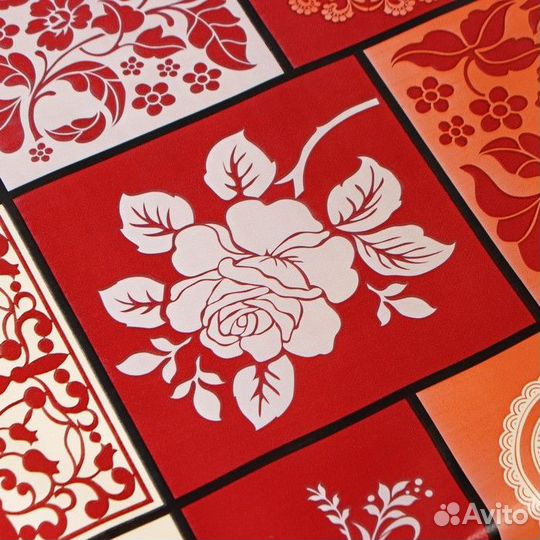 Клеёнка столовая на нетканой основе Доляна, ширина