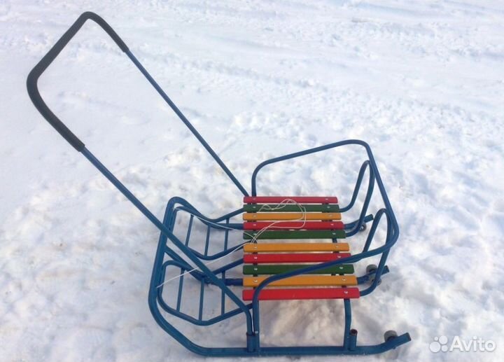 Санки для двойни «бок о бок»