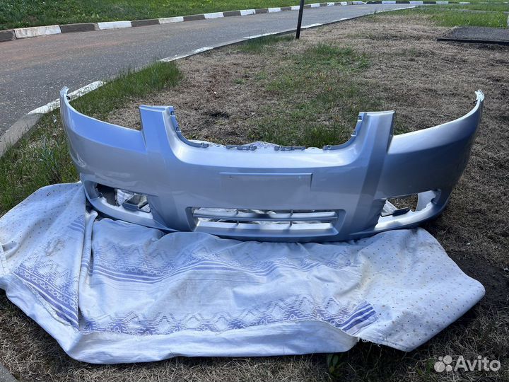 Передний бампер chevrole aveo t250 седан