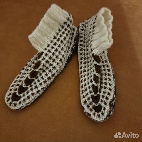 Вязанные носки ручной работы