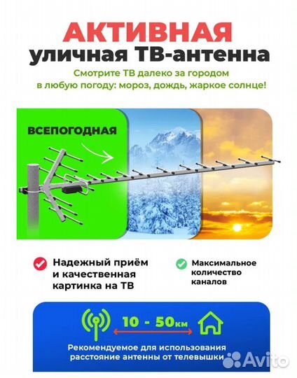 Антенна для тв уличная