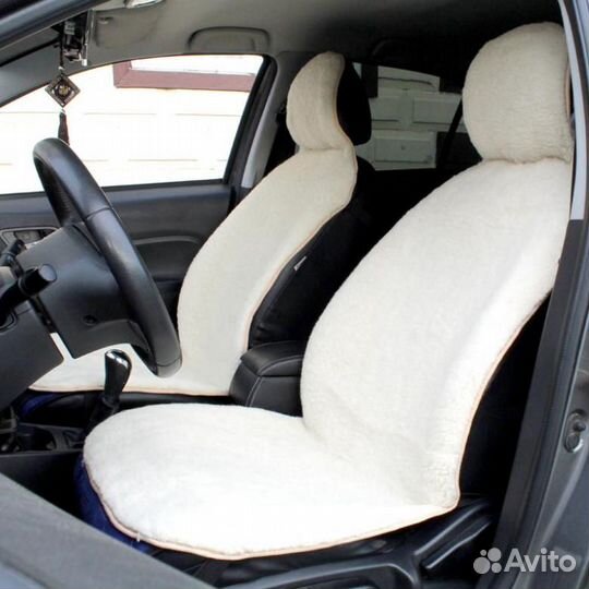 Меховые накидки на сиденья