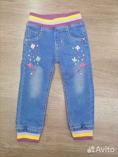 Джинсы для девочки 92
