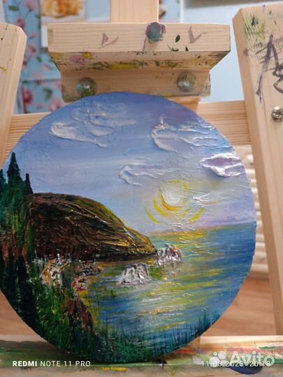 Картина акрилом на холсте