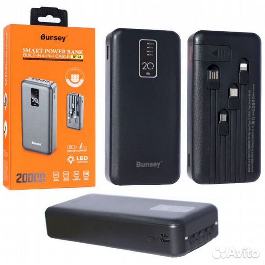 Power Bank Повербанк 10000 mah с быстрой зарядкой