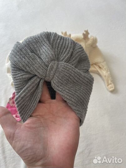 Шапочки для новорождённых и до 5 месяцев