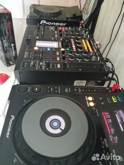 Микшер и деки Pioneer CDJ 900 и DJM 2000