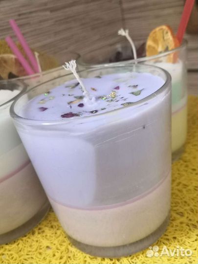 Свечи с тайным посланием или в виде десерта