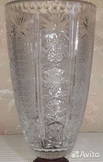 Хрустальная ваза гдр для цветов