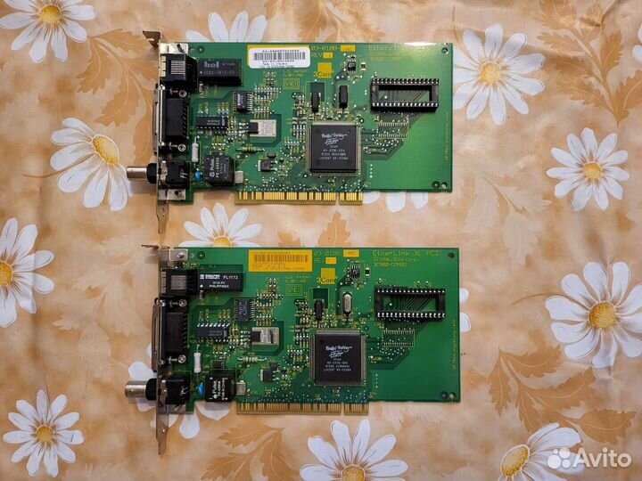 Новые Ретро PCI Сетевые карты 100mbps 3Com и Intel
