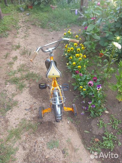 Детский велосипед 4-х колёсный от 3 лет